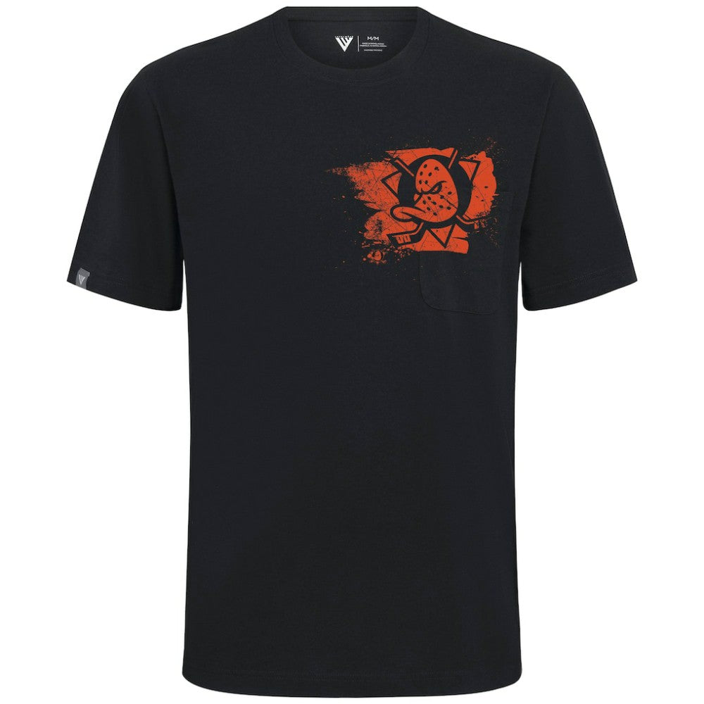 Anaheim Ducks - Levelwear Focal Blasted T-Shirt Black
