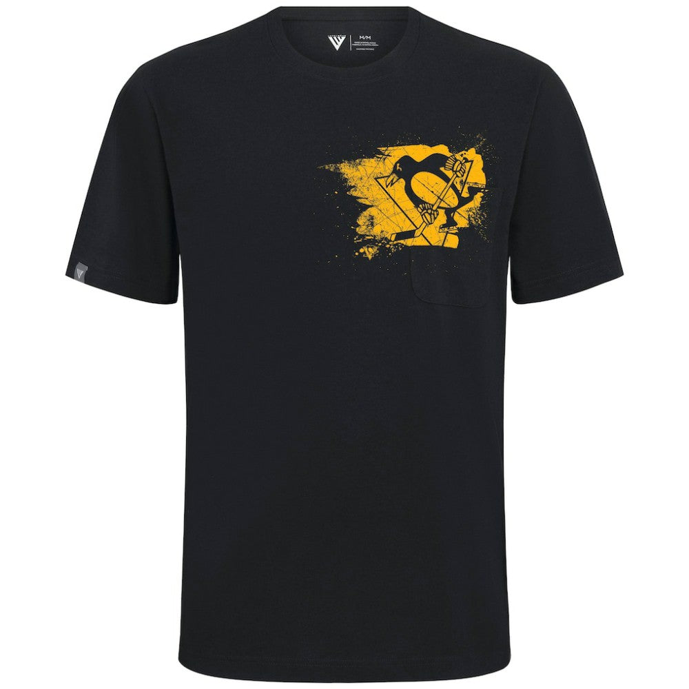 Pittsburgh Penguins Levelwear Focal Blasted T-Shirt Black