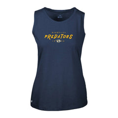 Nashville Predators - Levelwear Women's Macy Scratched Tank Top Navy