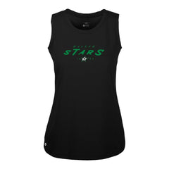 Dallas Stars - Levelwear Women's Macy Scratched Tank Top Black