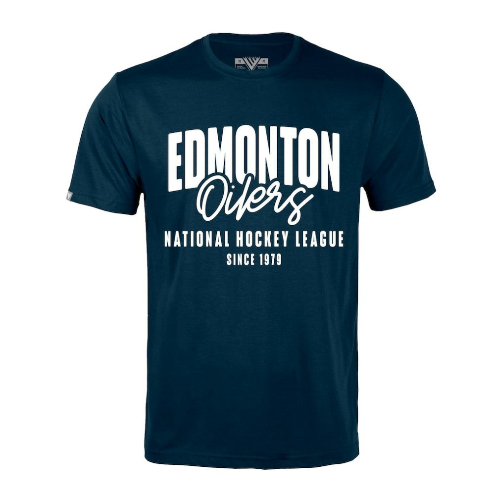 Edmonton Oilers - Levelwear Richmond Response T-Shirt Navy