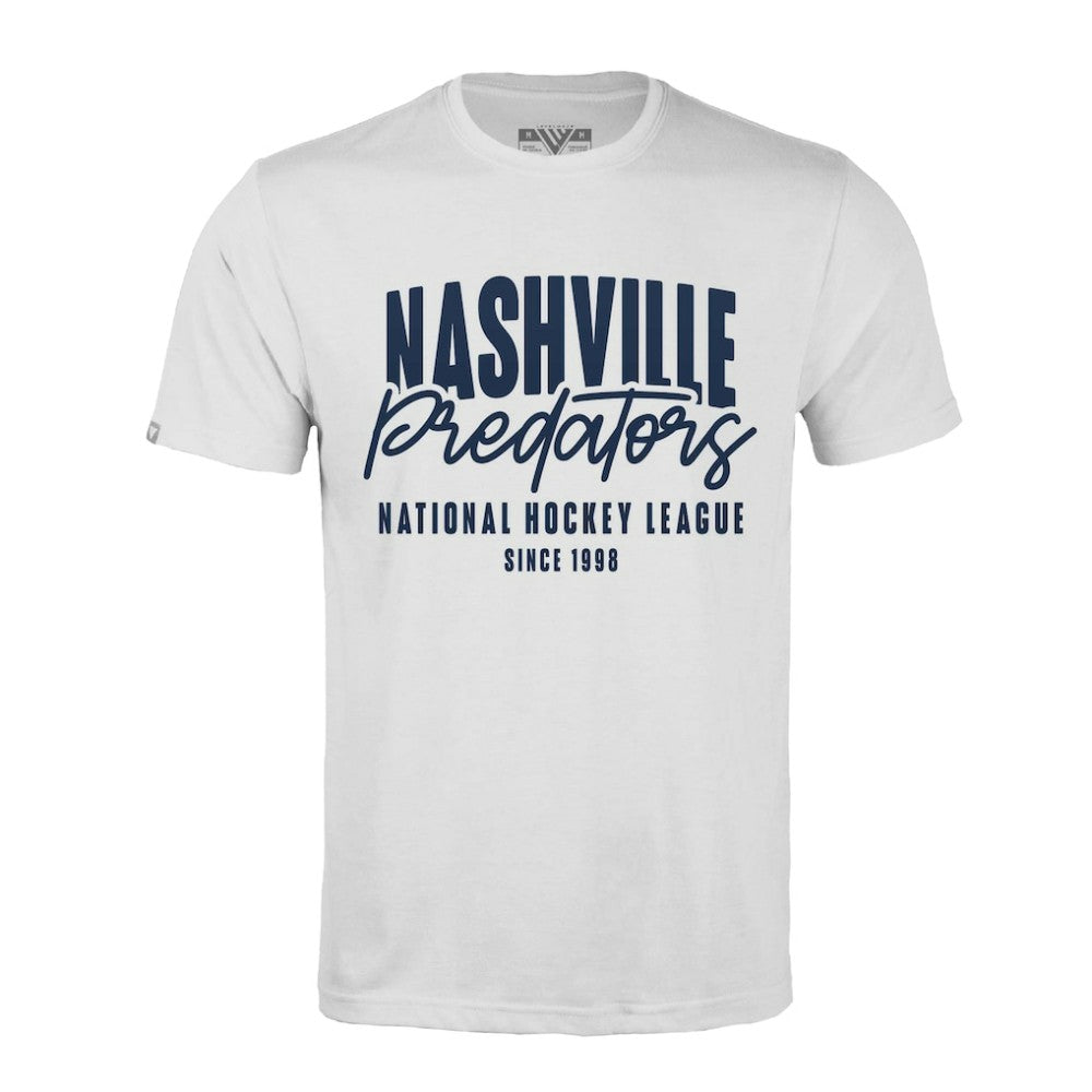 Nashville Predators - Levelwear Richmond Response T-Shirt White