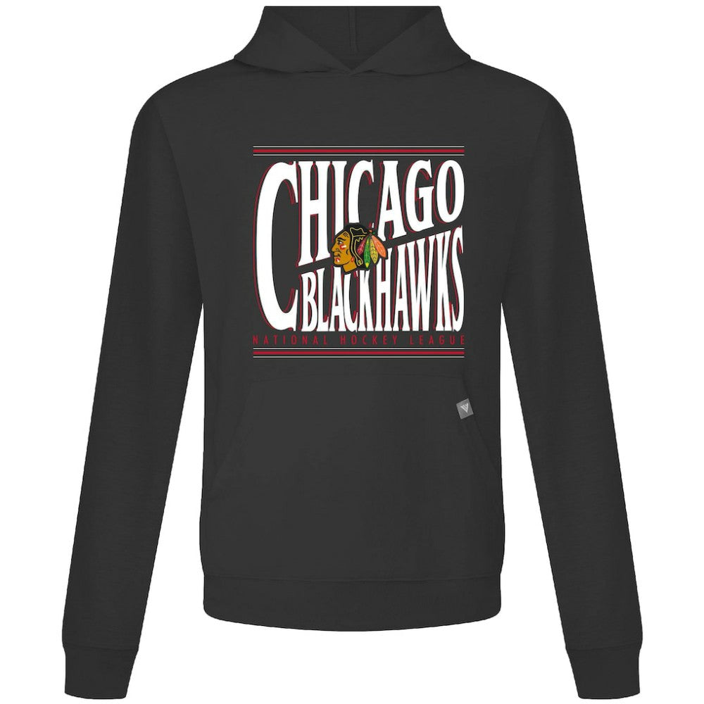 Chicago Blackhawks Levelwear Relay Powerhouse Pullover Hoodie Black
