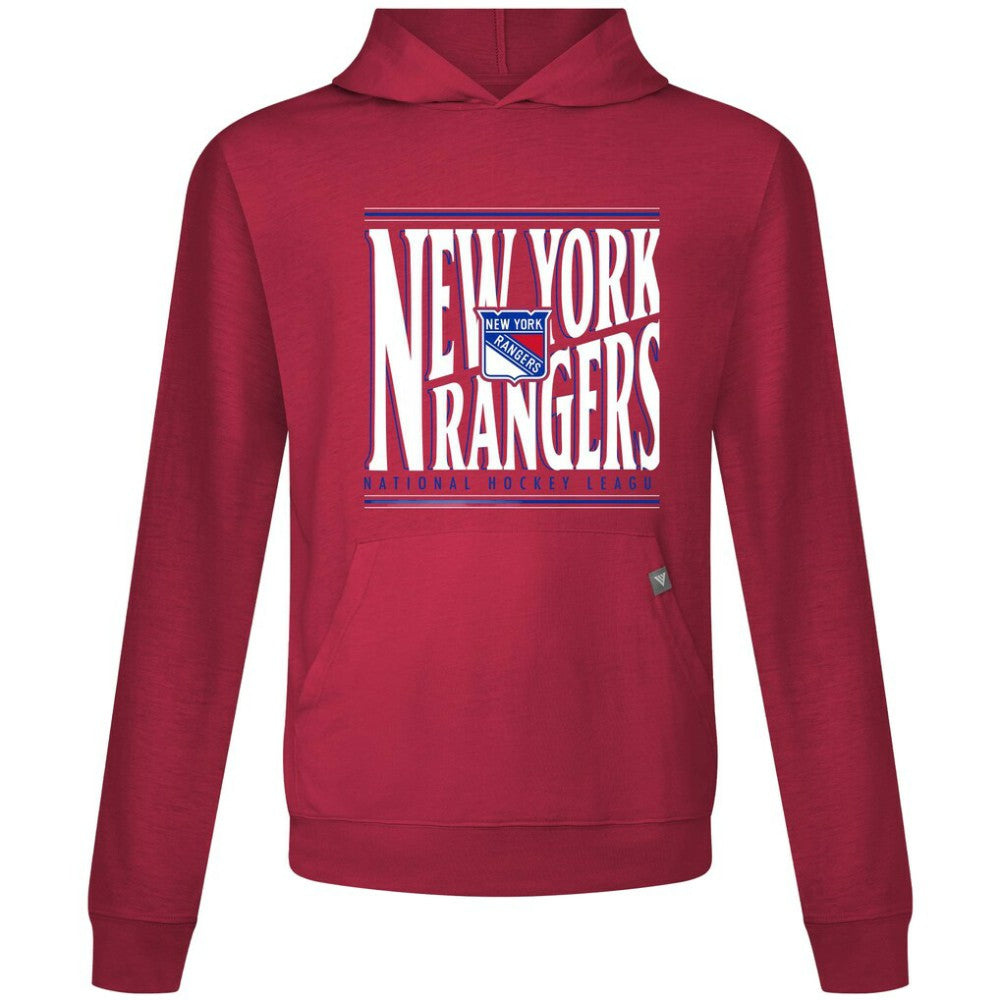 New York Rangers Levelwear Relay Powerhouse Pullover Hoodie Red