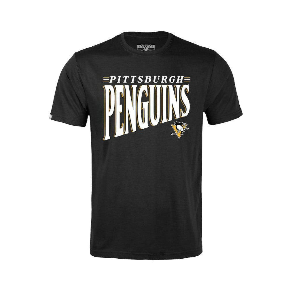Pittsburgh Penguins Levelwear Youth Little Richmond Tally T-Shirt Black