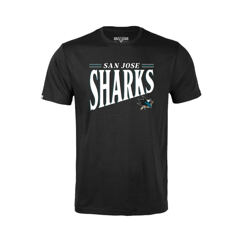 San Jose Sharks - Levelwear Youth Little Richmond Tally T-Shirt Black