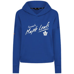 Toronto Maple Leafs - Levelwear Women's Sweet Sizzle Tri-Blend Cropped Pullover Hoodie Royal