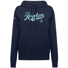 Seattle Kraken Levelwear Women's Adorn Glide Pullover Hoodie Deep Sea Blue