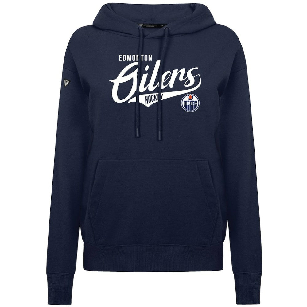 Edmonton Oilers - Levelwear Women's Adorn Glide Pullover Hoodie Navy
