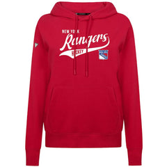 New York Rangers Levelwear Women's Adorn Glide Pullover Hoodie Red