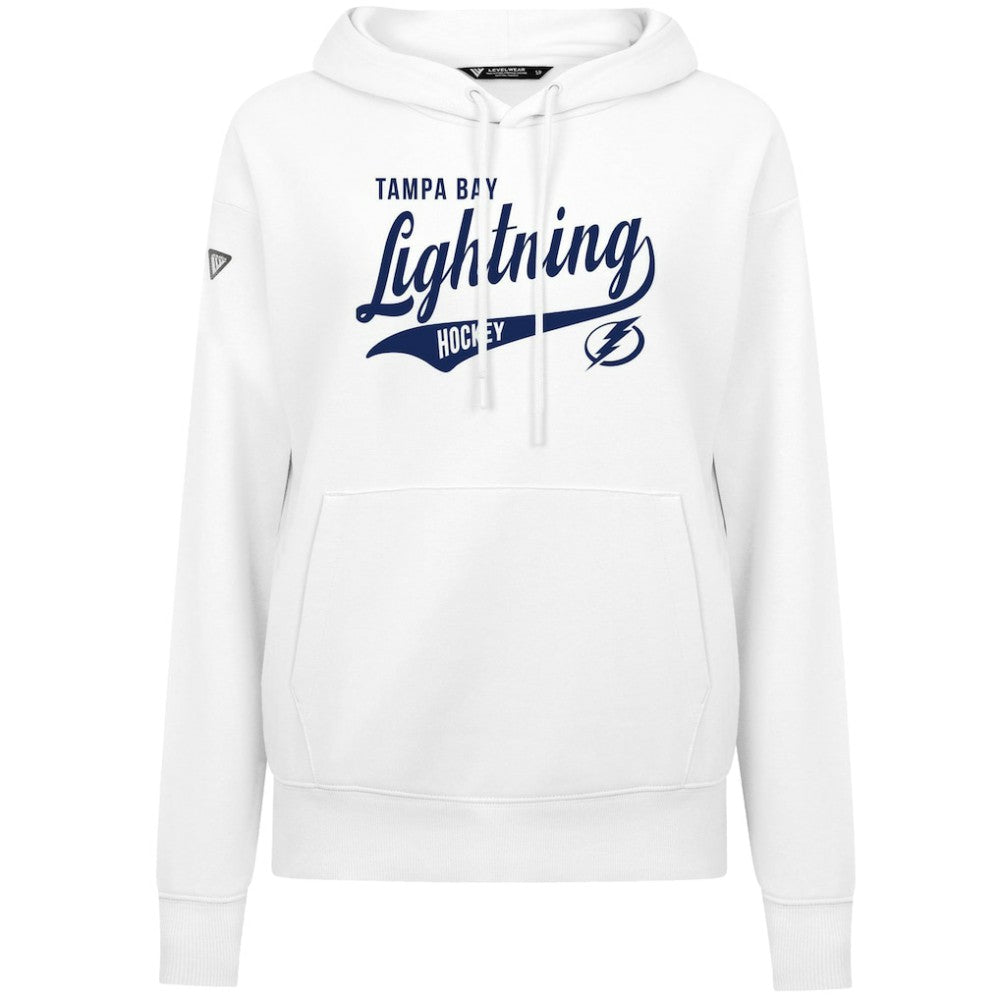 Tampa Bay Lightning - Levelwear Women's Adorn Glide Pullover Hoodie White
