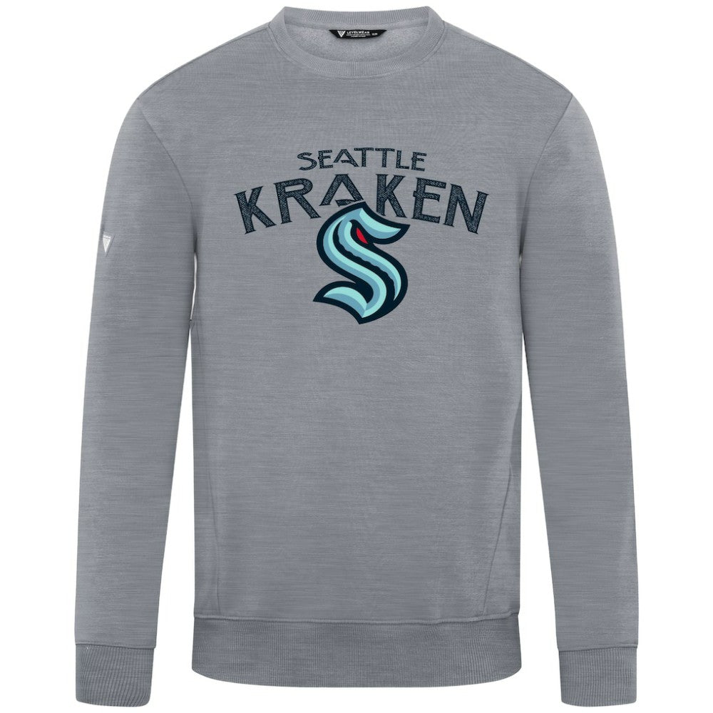 Seattle Kraken Levelwear Zane Mission Sweatshirt Gray