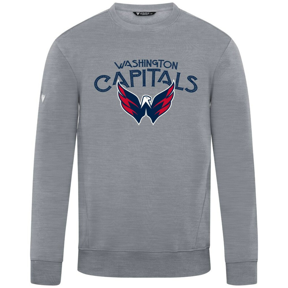 Washington Capitals Levelwear Zane Mission Sweatshirt Gray