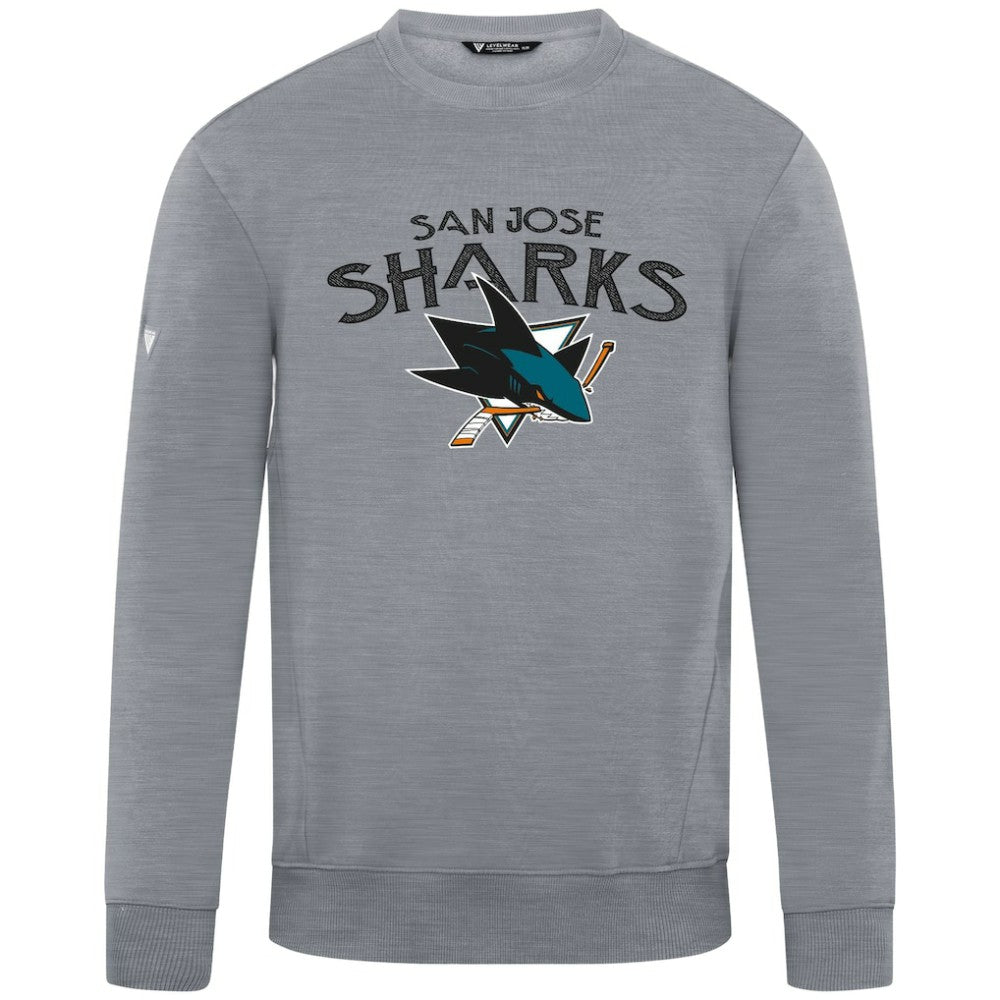 San Jose Sharks - Levelwear Zane Mission Sweatshirt Gray