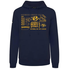 Nashville Predators - Levelwear Podium Campaign Pullover Hoodie Navy
