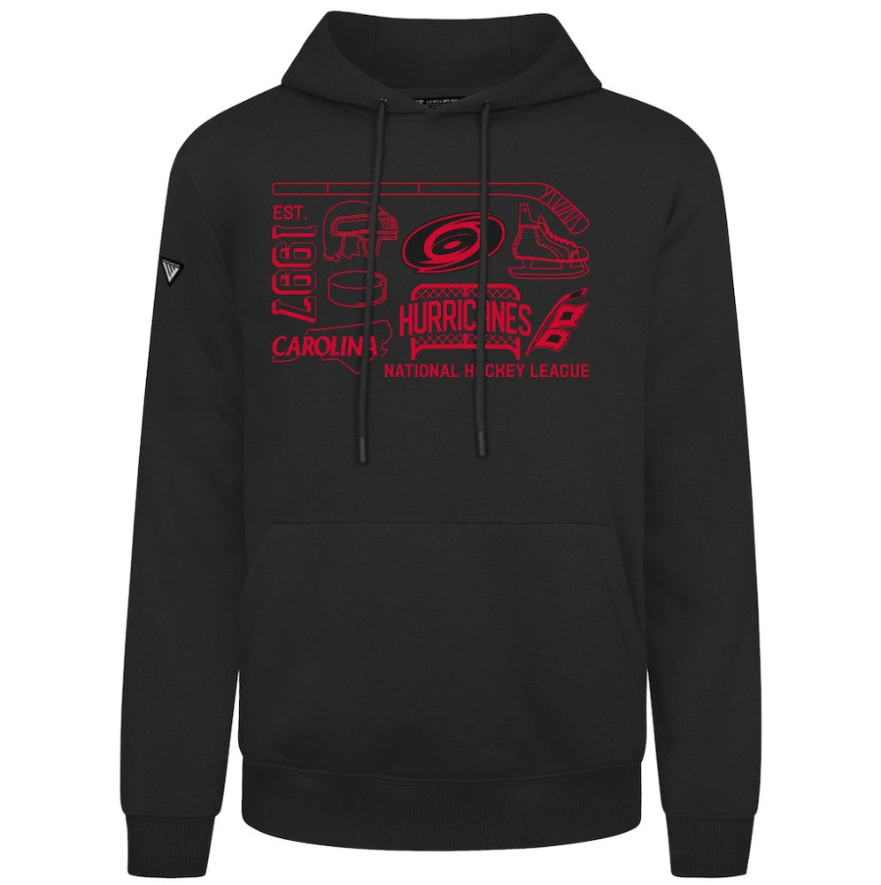 Carolina Hurricanes - Levelwear Podium Campaign Pullover Hoodie Black