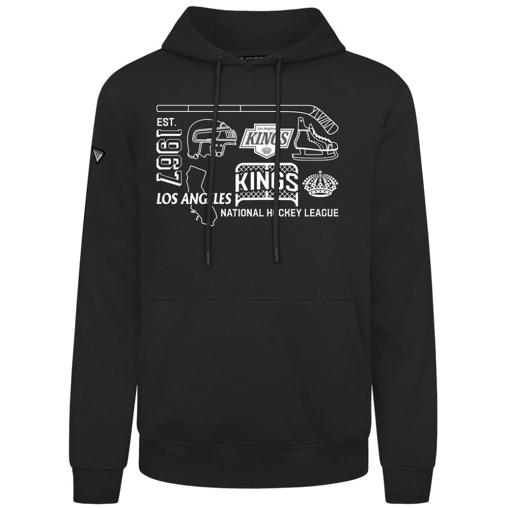 Los Angeles Kings - Levelwear Podium Campaign Pullover Hoodie Black