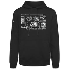 San Jose Sharks - Levelwear Podium Campaign Pullover Hoodie Black