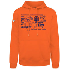 Edmonton Oilers - Levelwear Podium Campaign Pullover Hoodie Orange