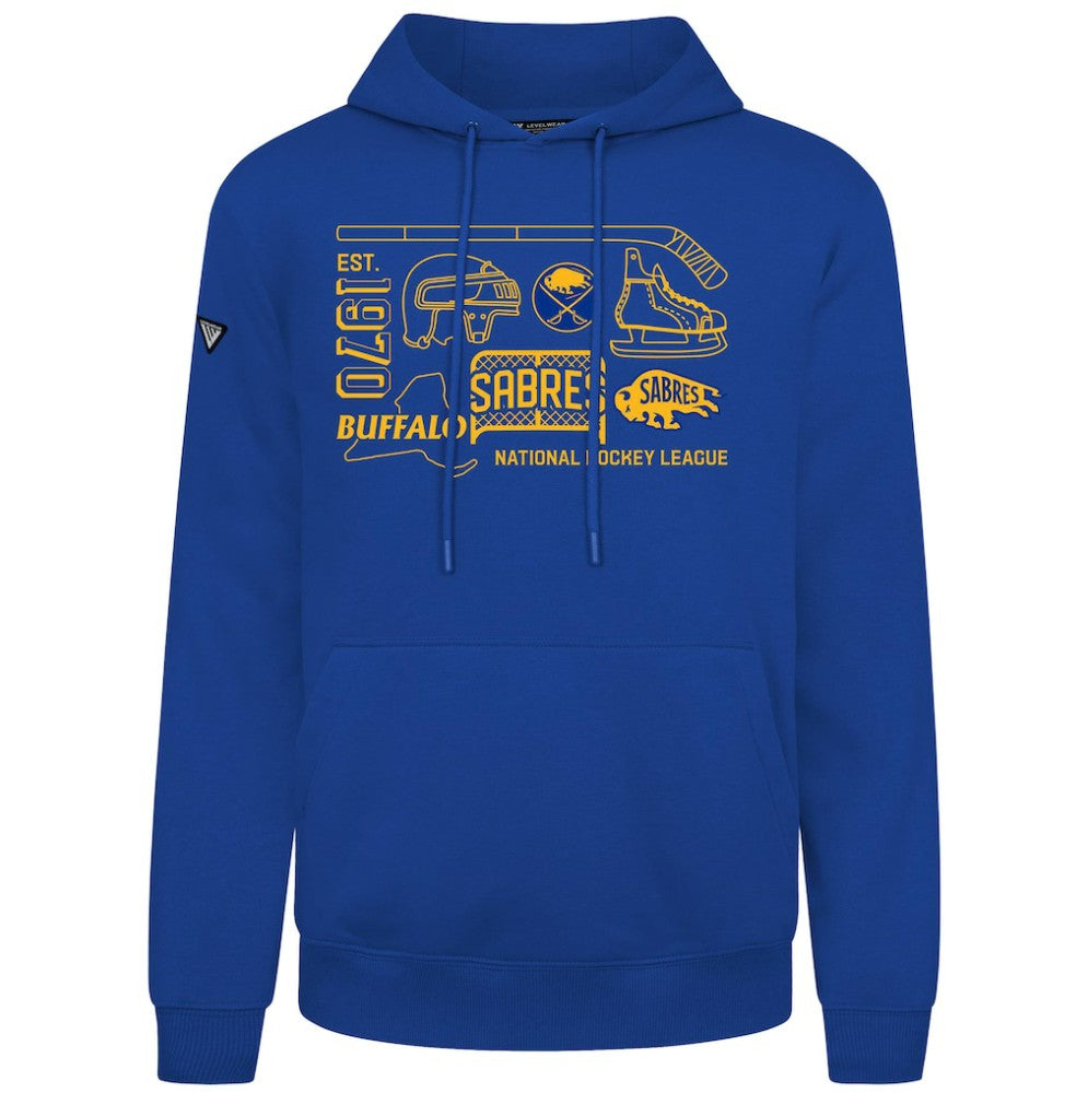 Buffalo Sabres - Levelwear Podium Campaign Pullover Hoodie Royal