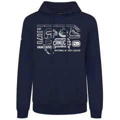 Vancouver Canucks - Levelwear Podium Campaign Pullover Hoodie Navy