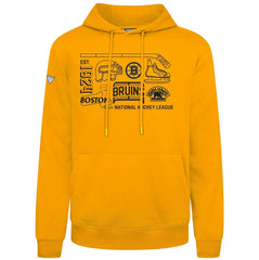 Boston Bruins Levelwear Podium Campaign Pullover Hoodie Gold