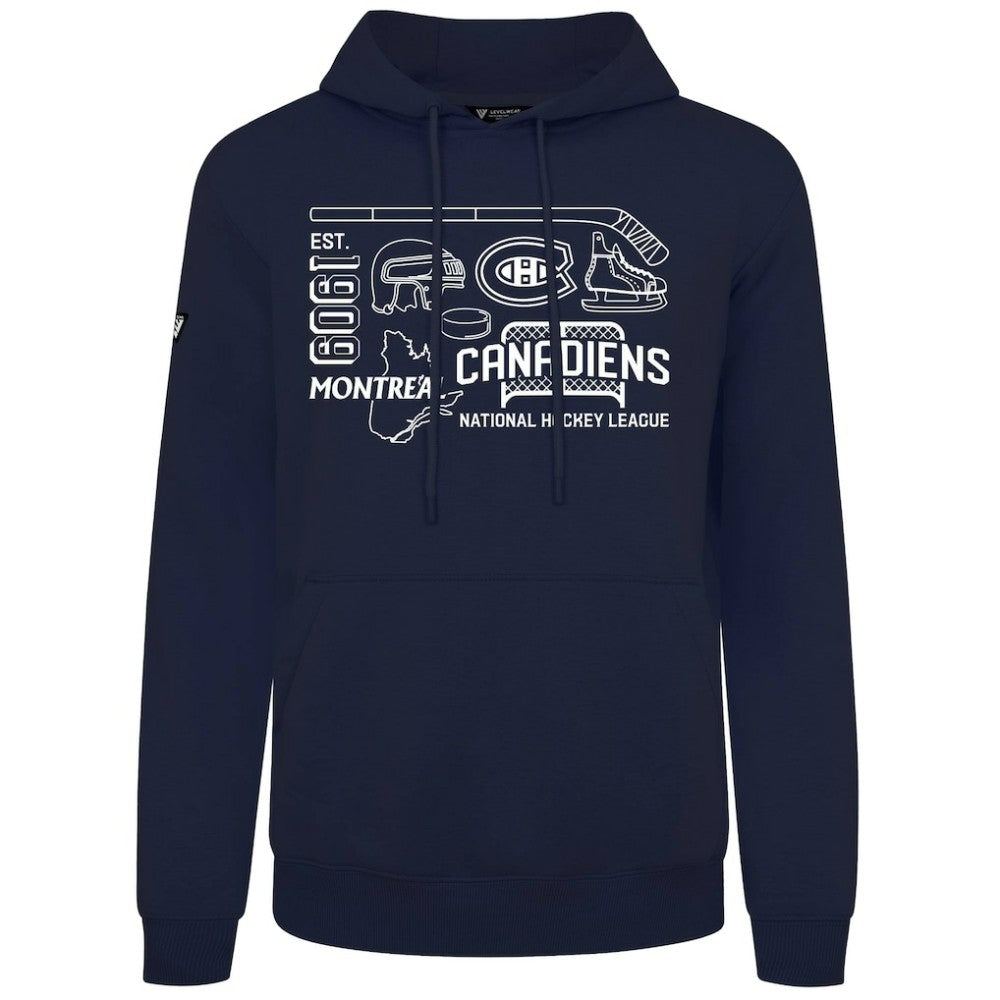 Montreal Canadiens - Levelwear Podium Campaign Pullover Hoodie Navy