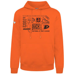 Anaheim Ducks - Levelwear Podium Campaign Pullover Hoodie Orange