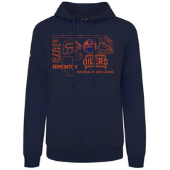 Edmonton Oilers - Levelwear Podium Campaign Pullover Hoodie Navy
