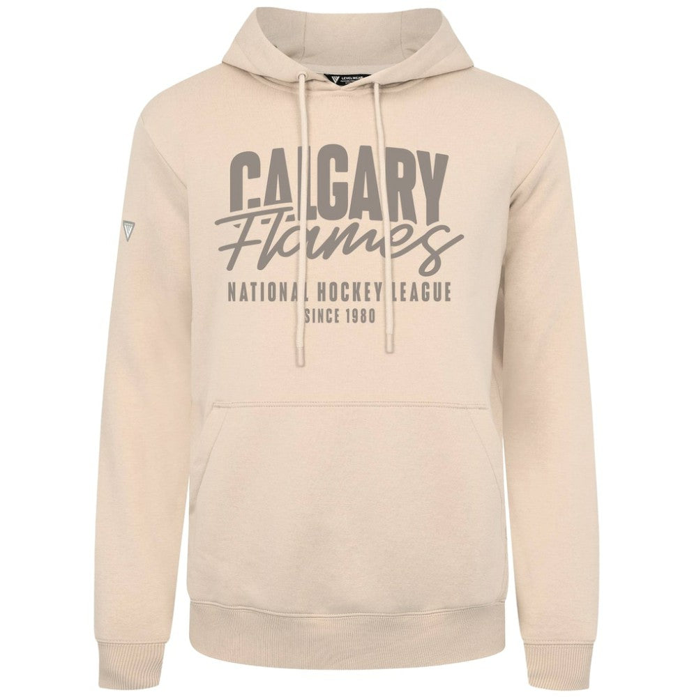 Calgary Flames - Levelwear Podium Response Pullover Hoodie Khaki