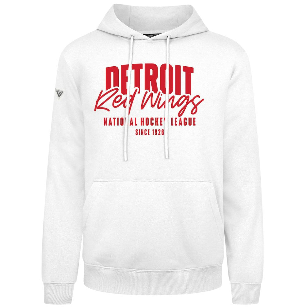 Detroit Red Wings - Levelwear Podium Response Pullover Hoodie White