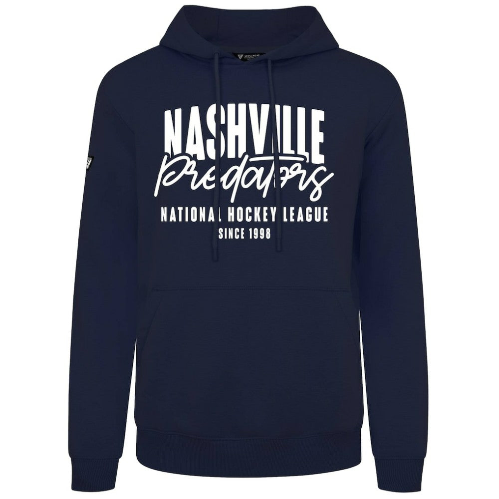 Nashville Predators - Levelwear Podium Response Pullover Hoodie Navy