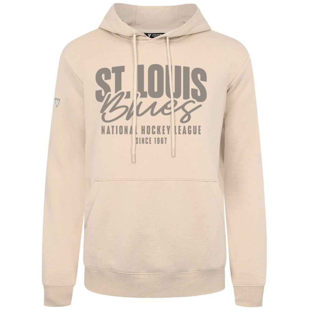 St. Louis Blues - Levelwear Podium Response Pullover Hoodie Khaki