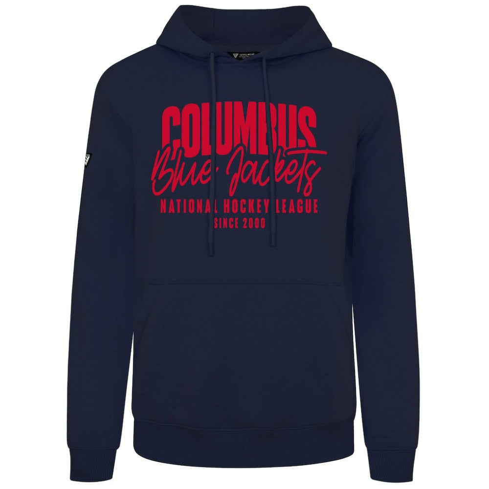 Columbus Blue Jackets - Levelwear Podium Response Pullover Hoodie Navy