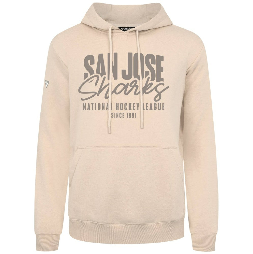 San Jose Sharks - Levelwear Podium Response Pullover Hoodie Khaki