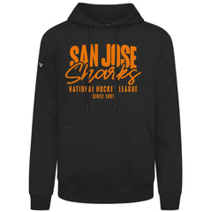 San Jose Sharks - Levelwear Podium Response Pullover Hoodie Black