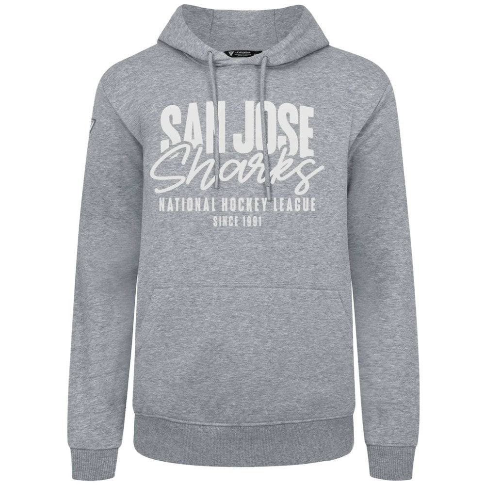 San Jose Sharks - Levelwear Podium Response Pullover Hoodie Gray