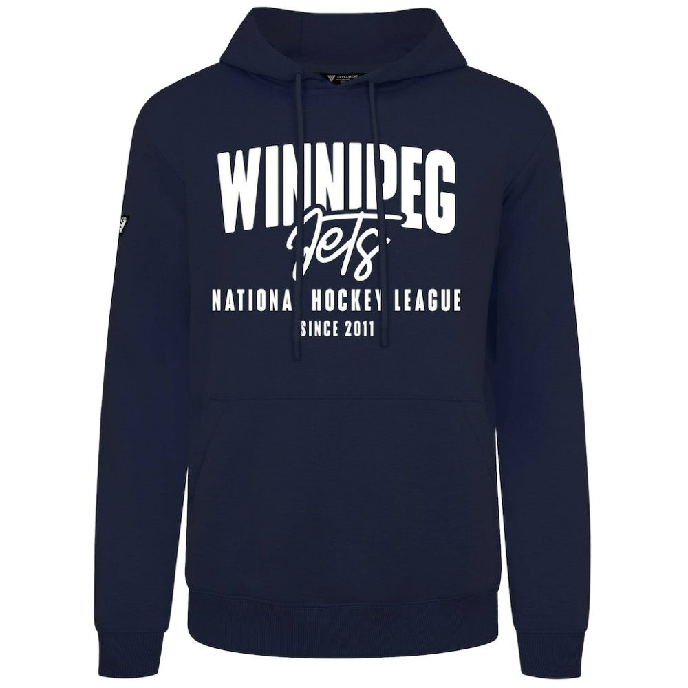 Winnipeg Jets - Levelwear Podium Response Pullover Hoodie Navy