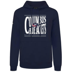 Columbus Blue Jackets - Levelwear Podium Powerhouse Pullover Hoodie Navy