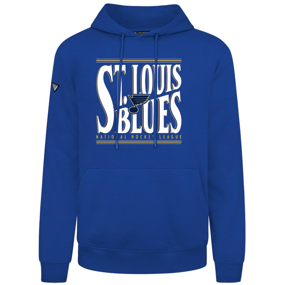 St. Louis Blues - Levelwear Podium Powerhouse Pullover Hoodie Royal