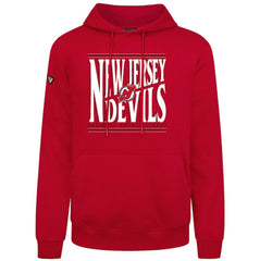 New Jersey Devils - Levelwear Podium Powerhouse Pullover Hoodie Red