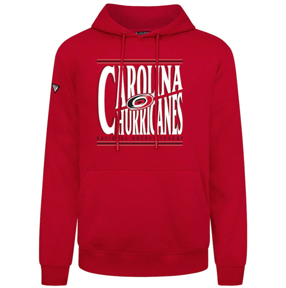 Carolina Hurricanes - Levelwear Podium Powerhouse Pullover Hoodie Red