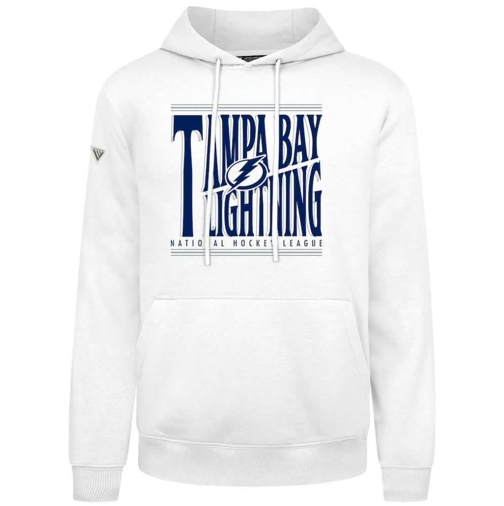 Tampa Bay Lightning - Levelwear Podium Powerhouse Pullover Hoodie White