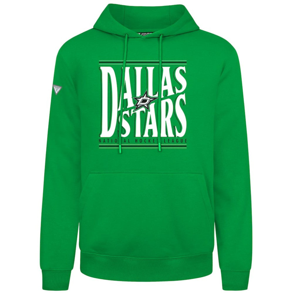 Dallas Stars - Levelwear Podium Powerhouse Pullover Hoodie Green
