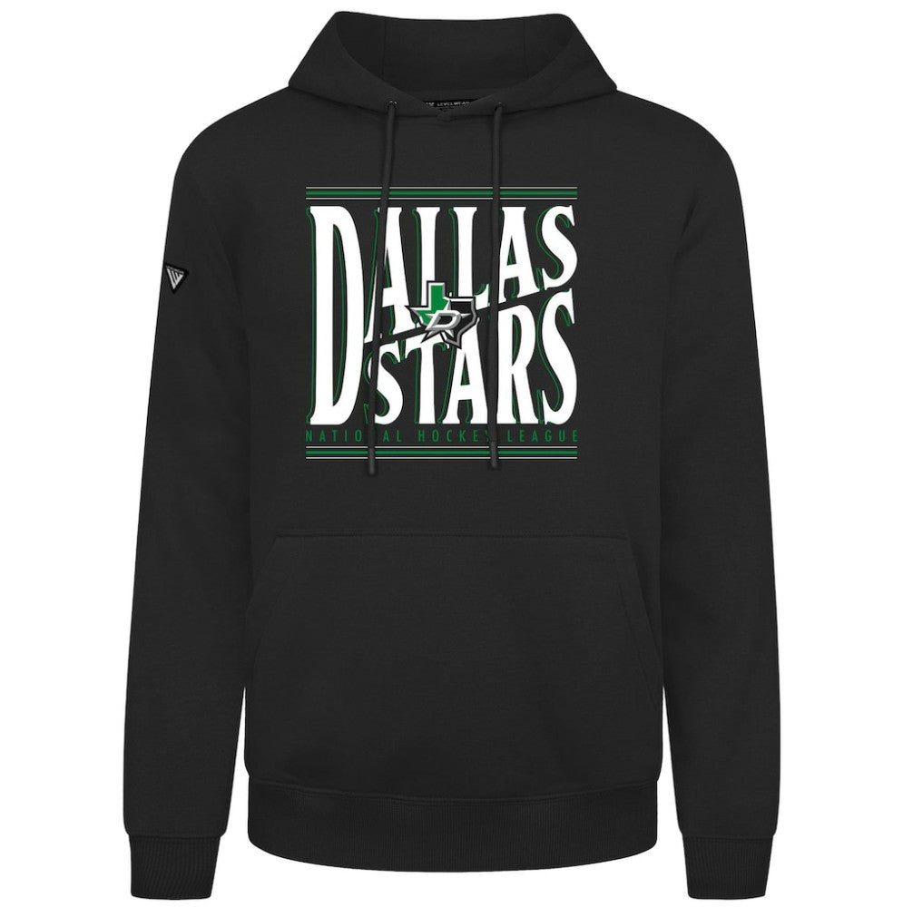 Dallas Stars - Levelwear Podium Powerhouse Pullover Hoodie Black