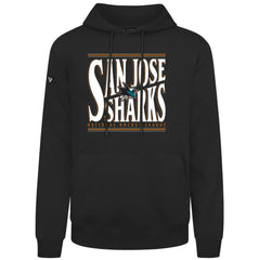 San Jose Sharks - Levelwear Podium Powerhouse Pullover Hoodie Black