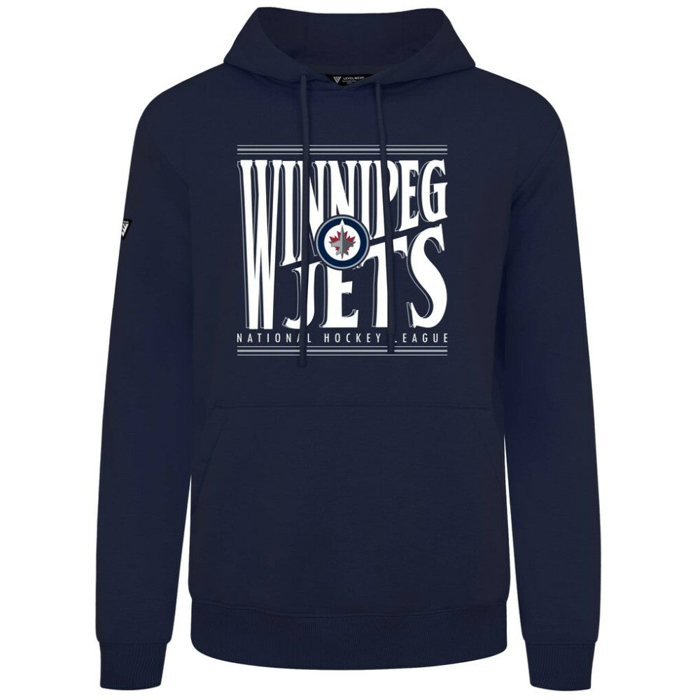 Winnipeg Jets - Levelwear Podium Powerhouse Pullover Hoodie Navy