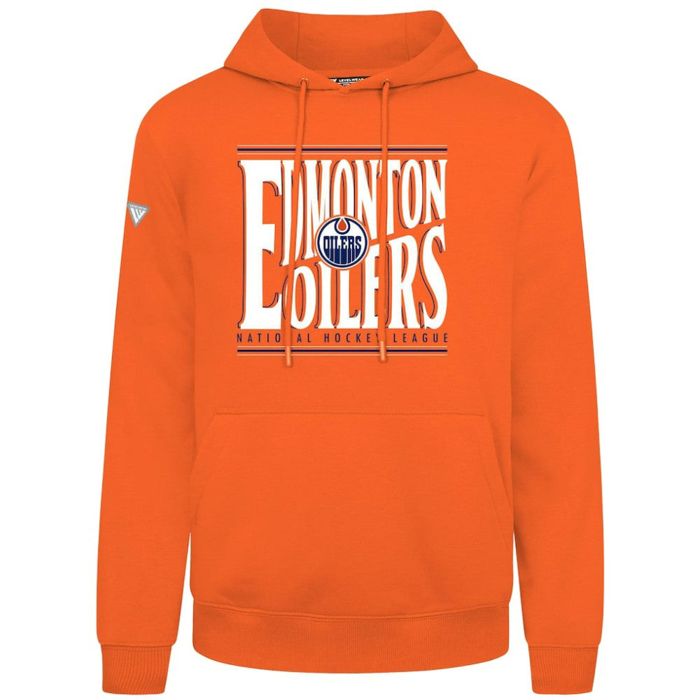 Edmonton Oilers - Levelwear Podium Powerhouse Pullover Hoodie Orange