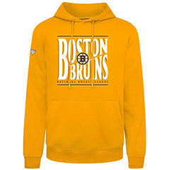 Boston Bruins Levelwear Podium Powerhouse Pullover Hoodie Gold
