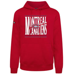 Montreal Canadiens - Levelwear Podium Powerhouse Pullover Hoodie Red
